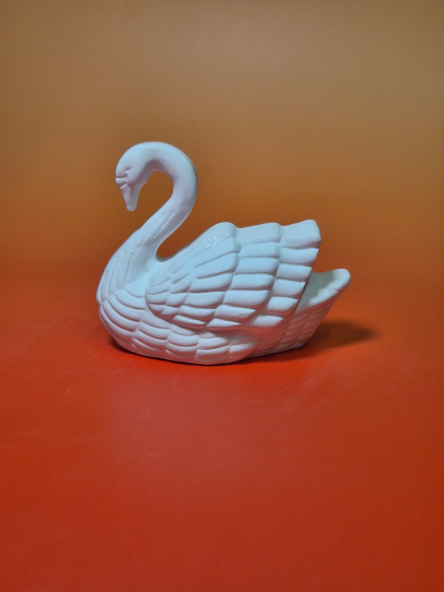 Classic Swan Handmade Jesmonite Figurine