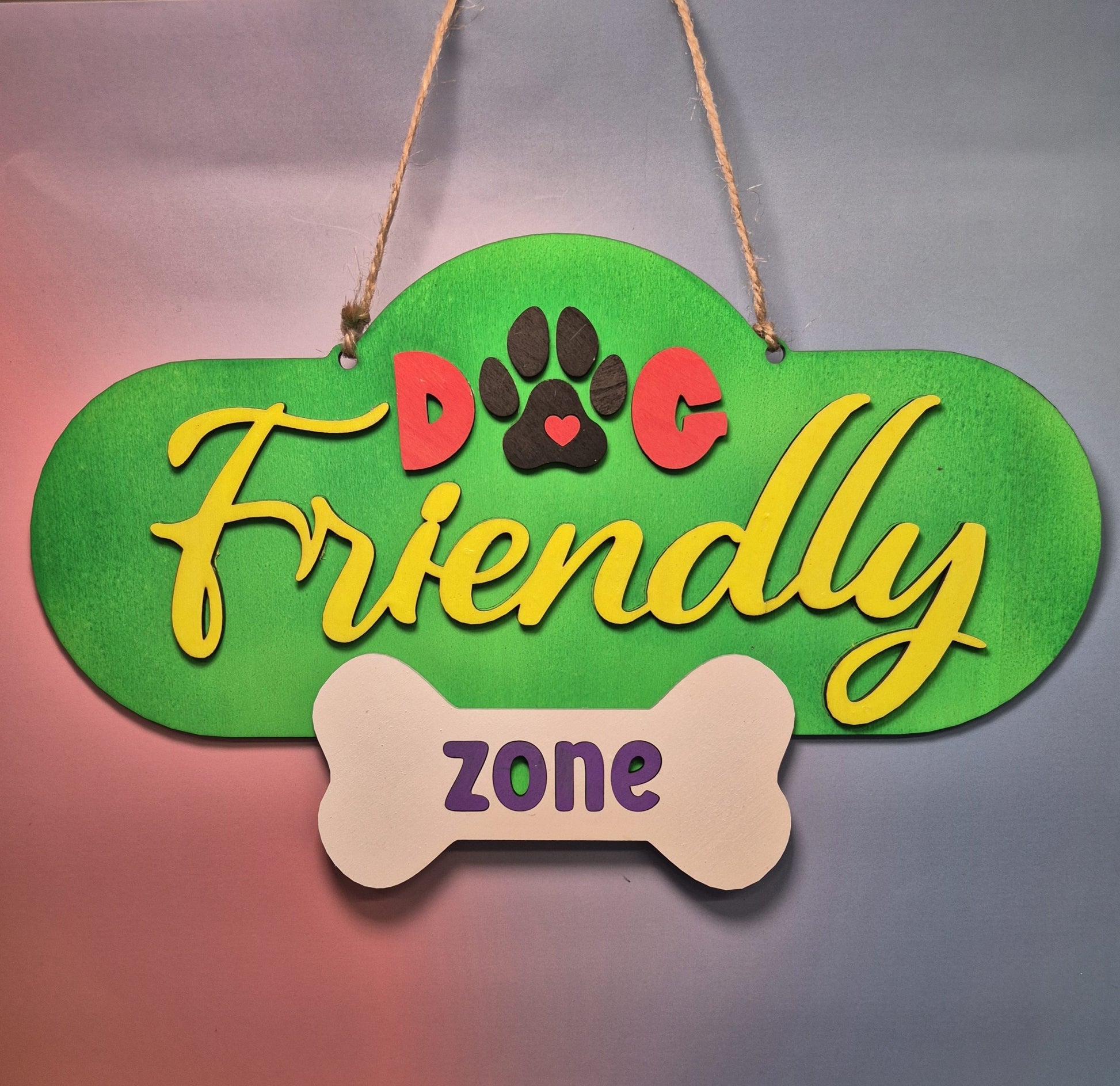 Welcome Sign - Dog Friendly Zone image 1