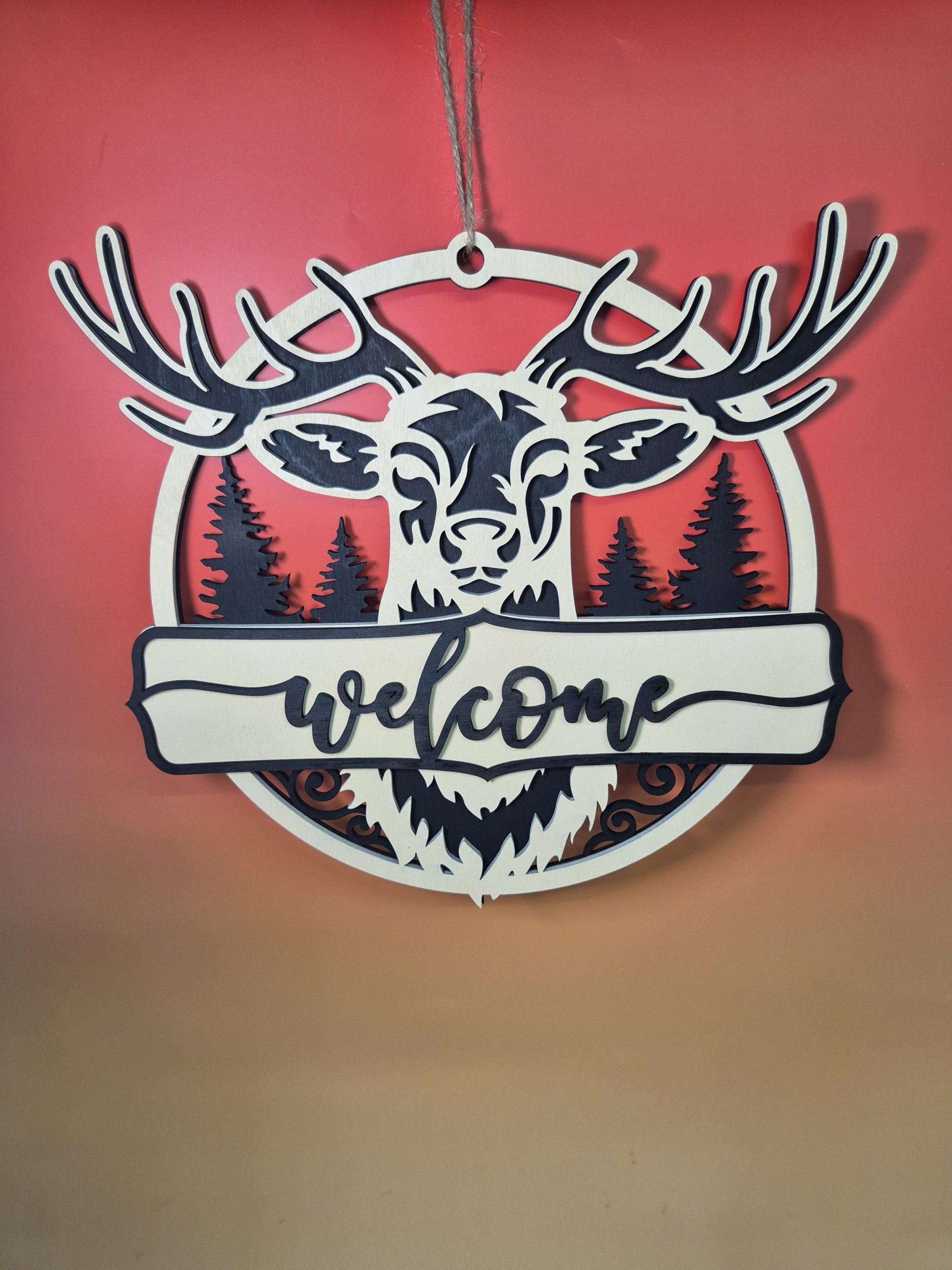 Welcome Sign - Buck image 1