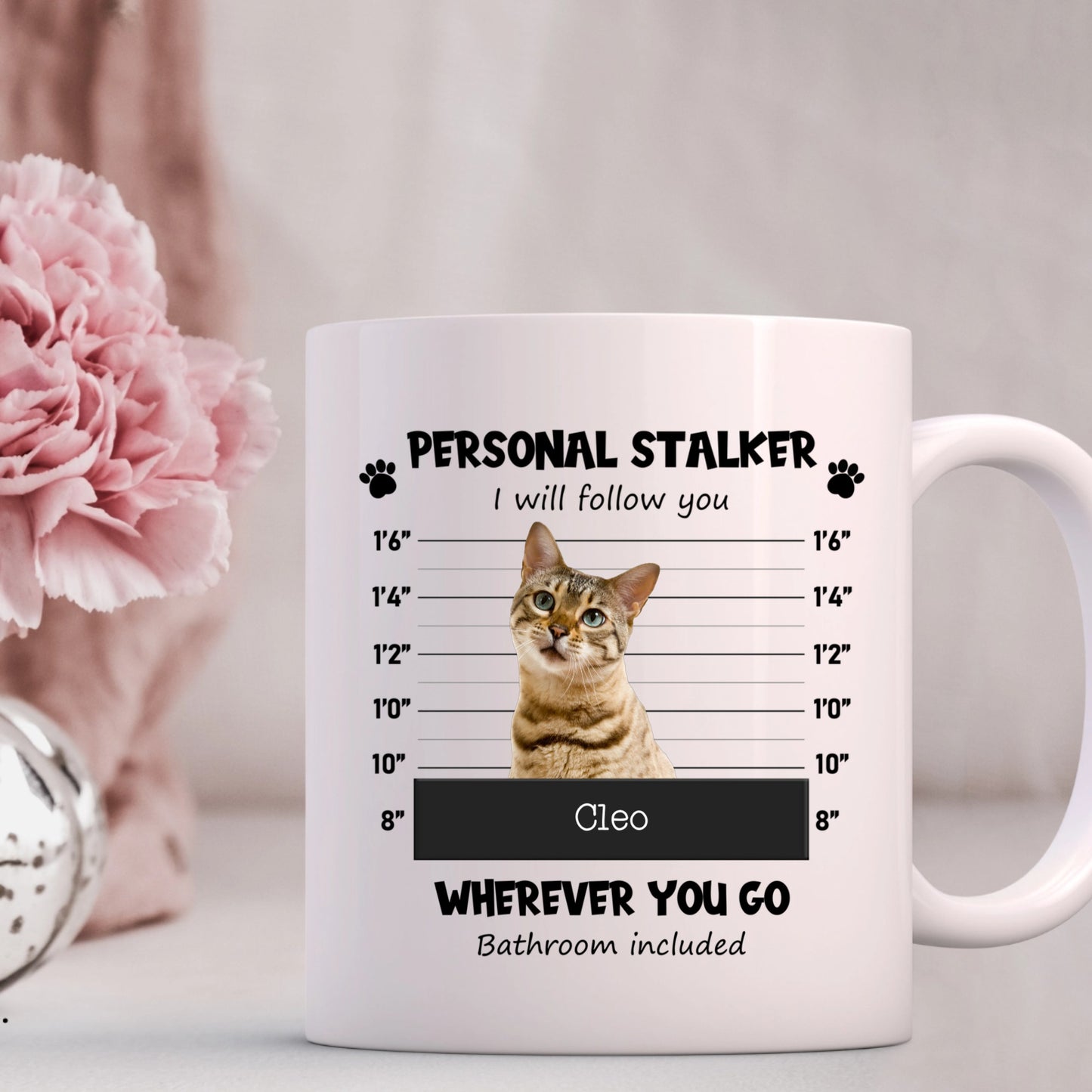 Personalised "Personal Stalker" Pet Photo Mug