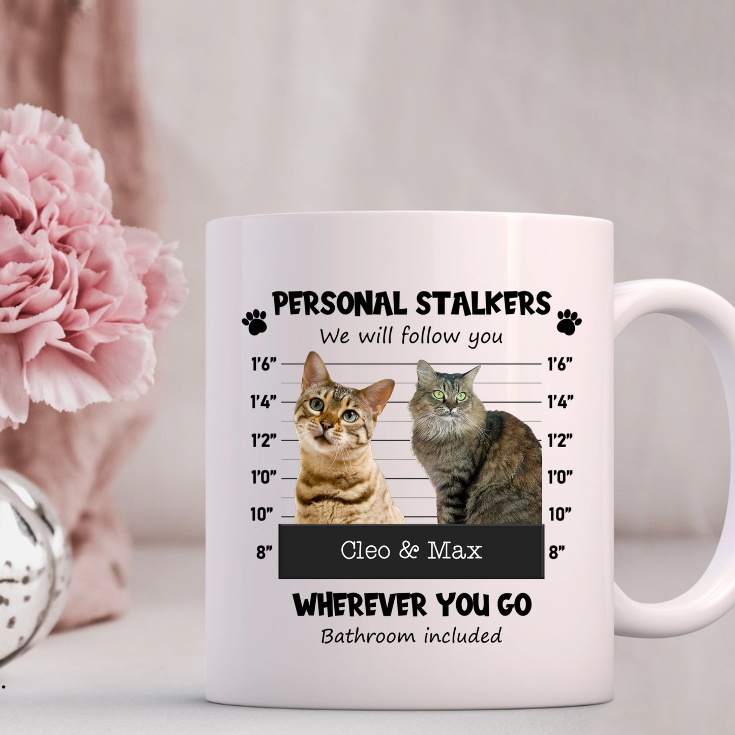 Personalised "Personal Stalker" Pet Photo Mug