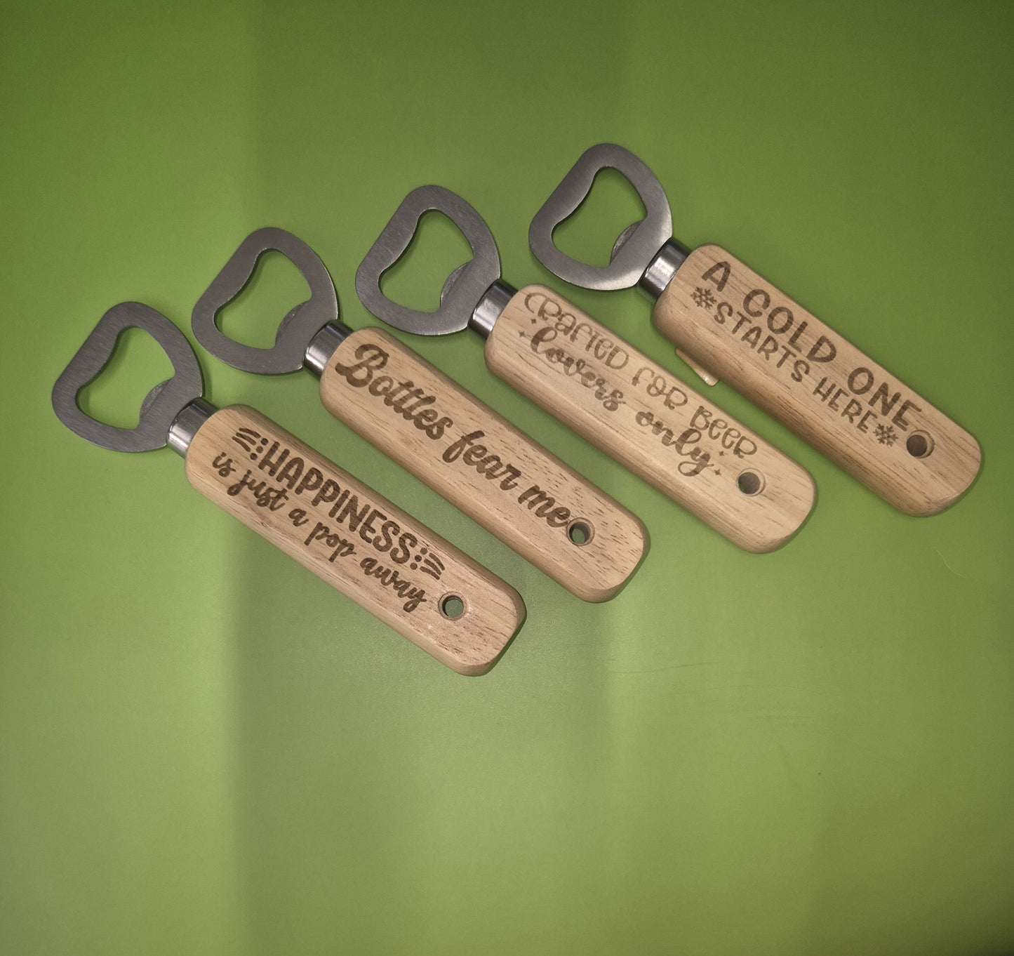Wooden Bottle Opener - Funny Designs image 10