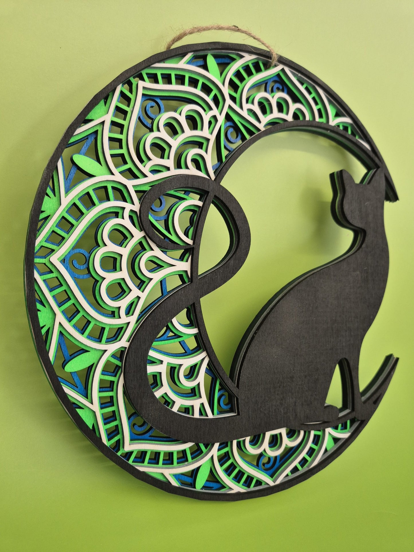 Cat Moon Mandala image 3