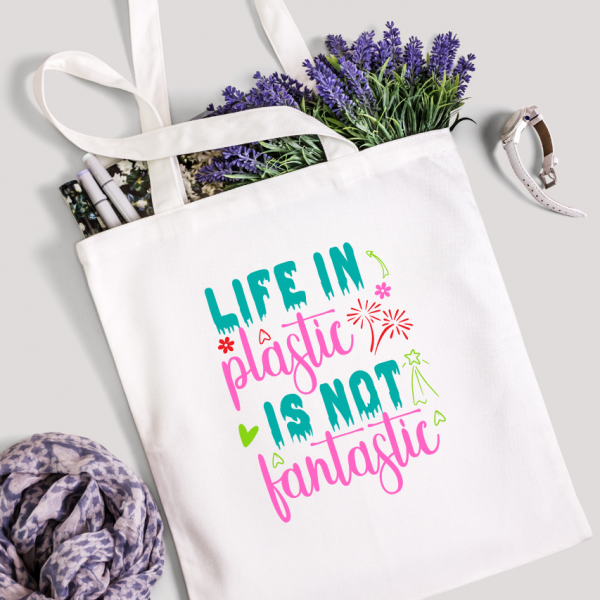 White Tote Bag #7