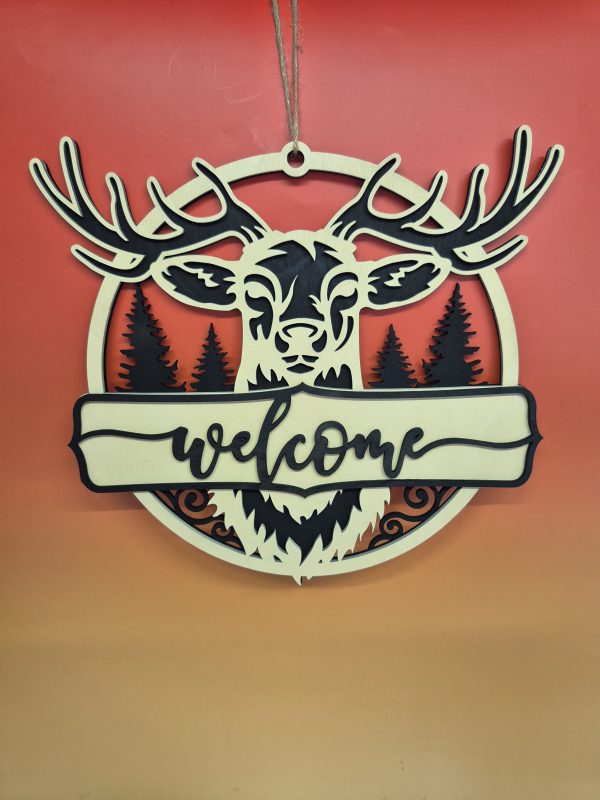 Welcome Sign - Buck