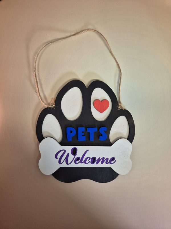 Welcome Sign - Pets Welcome - Image 2