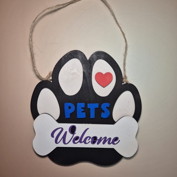 Welcome Sign - Pets Welcome