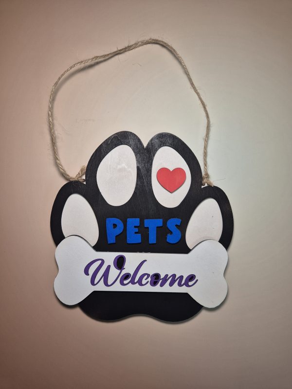 Welcome Sign - Pets Welcome