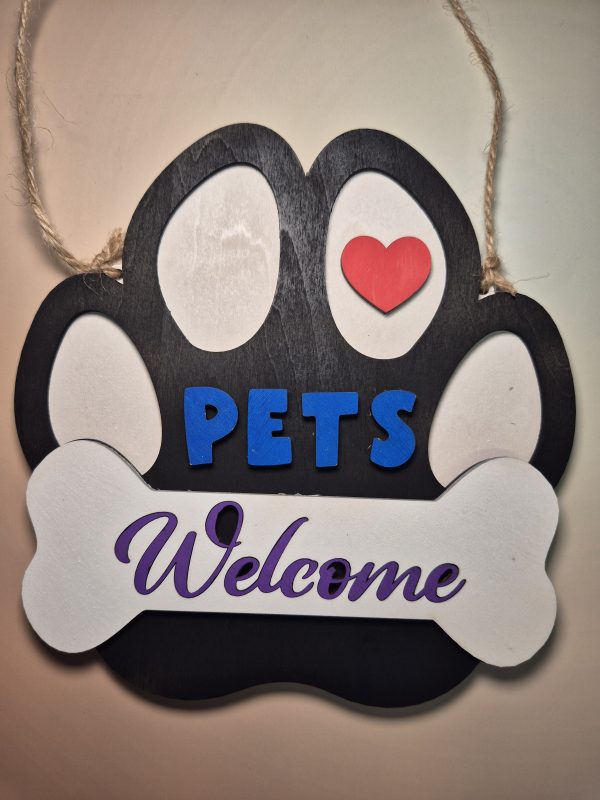 Welcome Sign - Pets Welcome - Image 3
