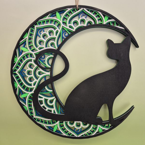 Cat Moon Mandala
