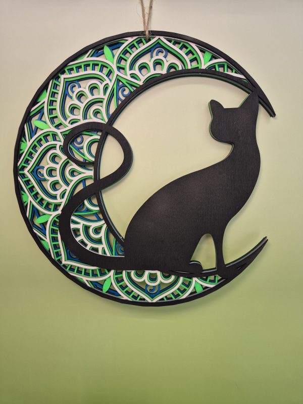 Cat Moon Mandala - Image 2