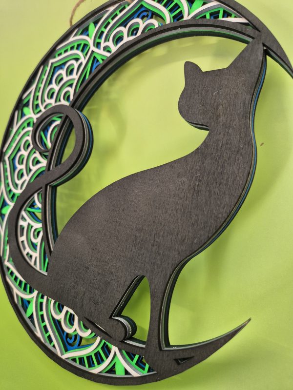 Cat Moon Mandala - Image 3