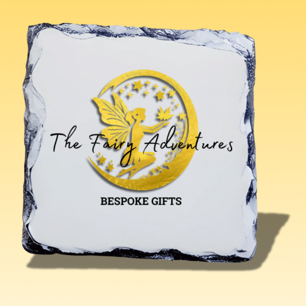 Slate Coaster - Square Glossy finish