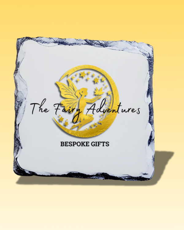 Slate Coaster - Square Glossy finish