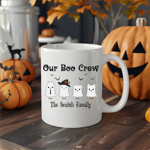 Halloween Mug 11 oz - Our Boo Crew - Image 2