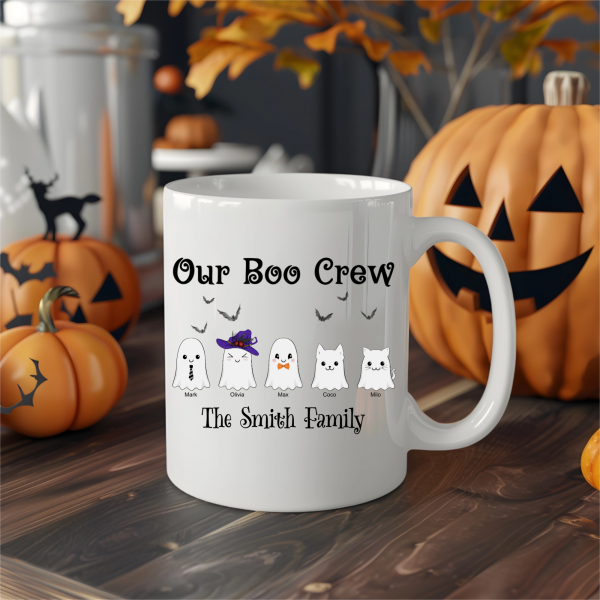 Halloween Mug 11 oz - Our Boo Crew