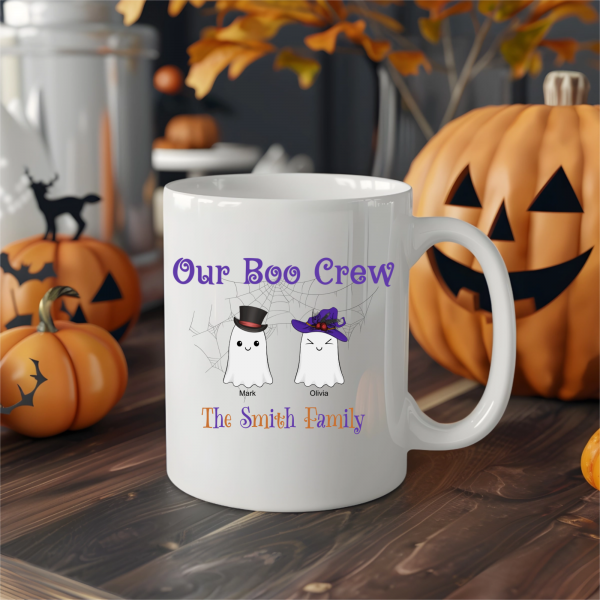 Halloween Mug 11 oz - Our Boo Crew - Image 4