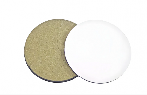 MDF Coaster – Round - Cork Base - Image 2