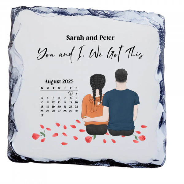 Photo Slate - Couples Calendar