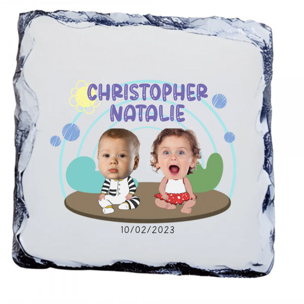 Photo Slate - Babies Cut Out Face - Image 3