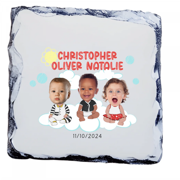 Photo Slate - Babies Cut Out Face - Image 2