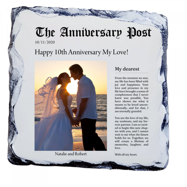 Photo Slate - The Anniversary Post