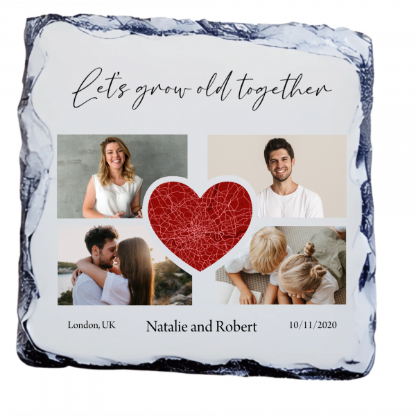 Photo Slate - Let's Grow Old Together