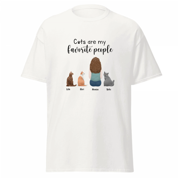 Unisex Classic Tee Cats Are My Favourite People