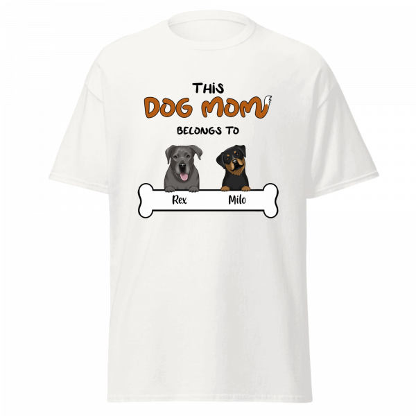 Unisex Classic Tee Dog Mom - Image 3