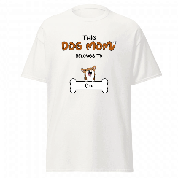 Unisex Classic Tee Dog Mom - Image 4