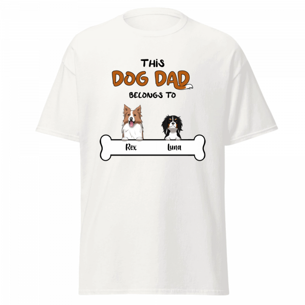 Unisex Classic Tee Dog Dad - Image 4