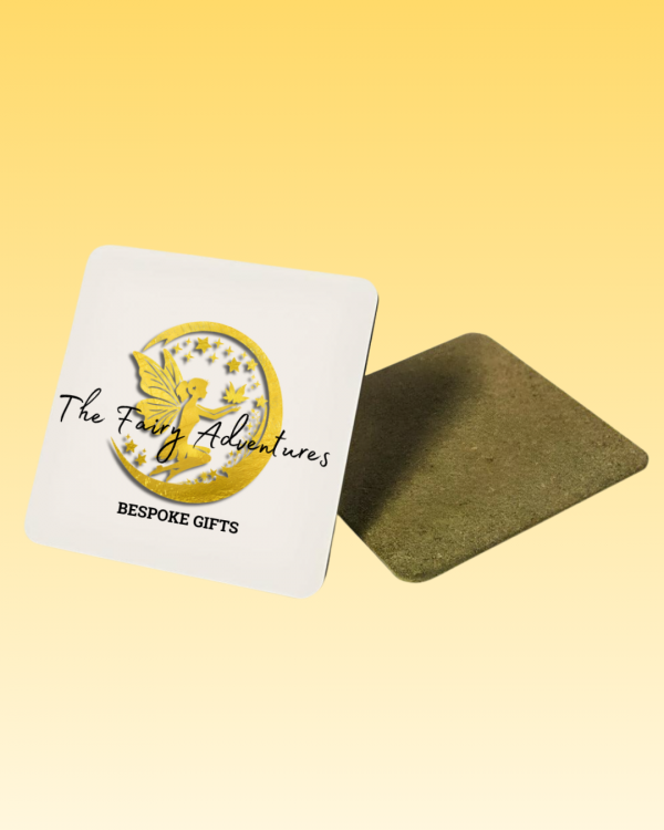 Aluminium coaster - Square - Cork Base