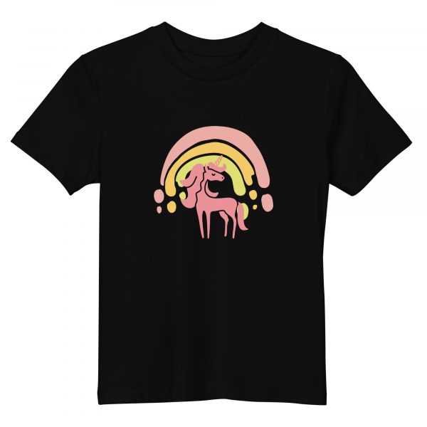 Organic cotton kids t-shirt - Unicorn - Image 4