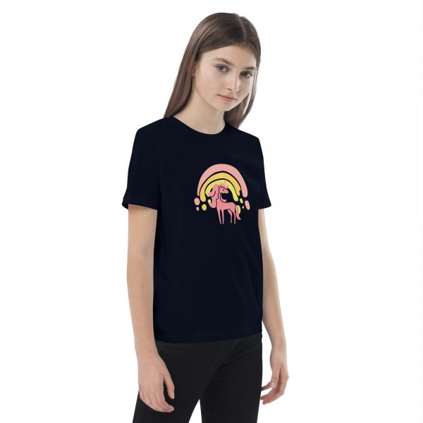 Organic cotton kids t-shirt - Unicorn - Image 3