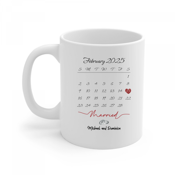 Mug 11oz - Married Calendar - Image 2