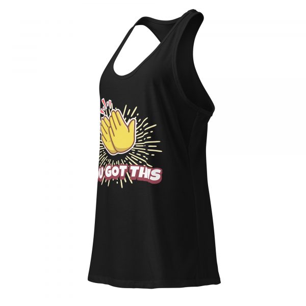 Women’s fitted racerback tank top - You got this - Image 3