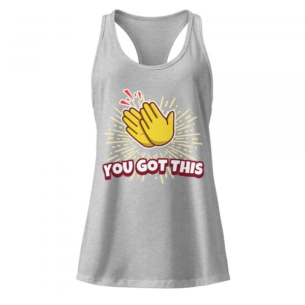Women’s fitted racerback tank top - You got this - Image 10
