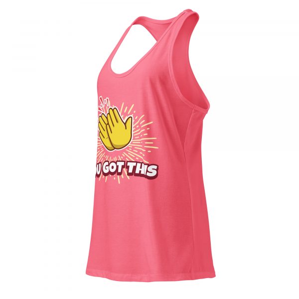 Women’s fitted racerback tank top - You got this - Image 6
