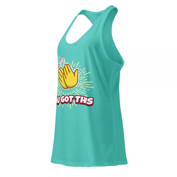 Women’s fitted racerback tank top - You got this - Image 8