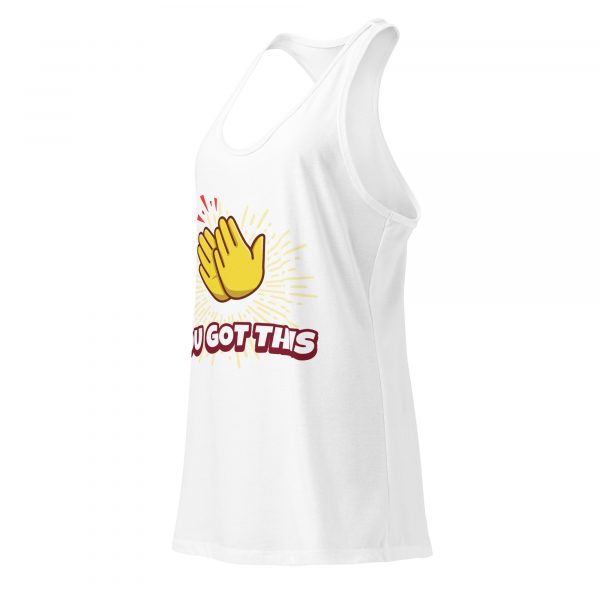Women’s fitted racerback tank top - You got this - Image 14