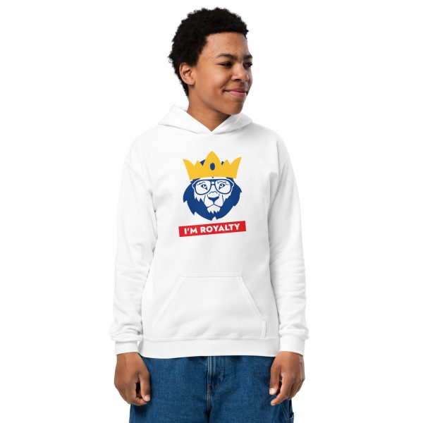 Youth heavy blend hoodie - I am Royalty