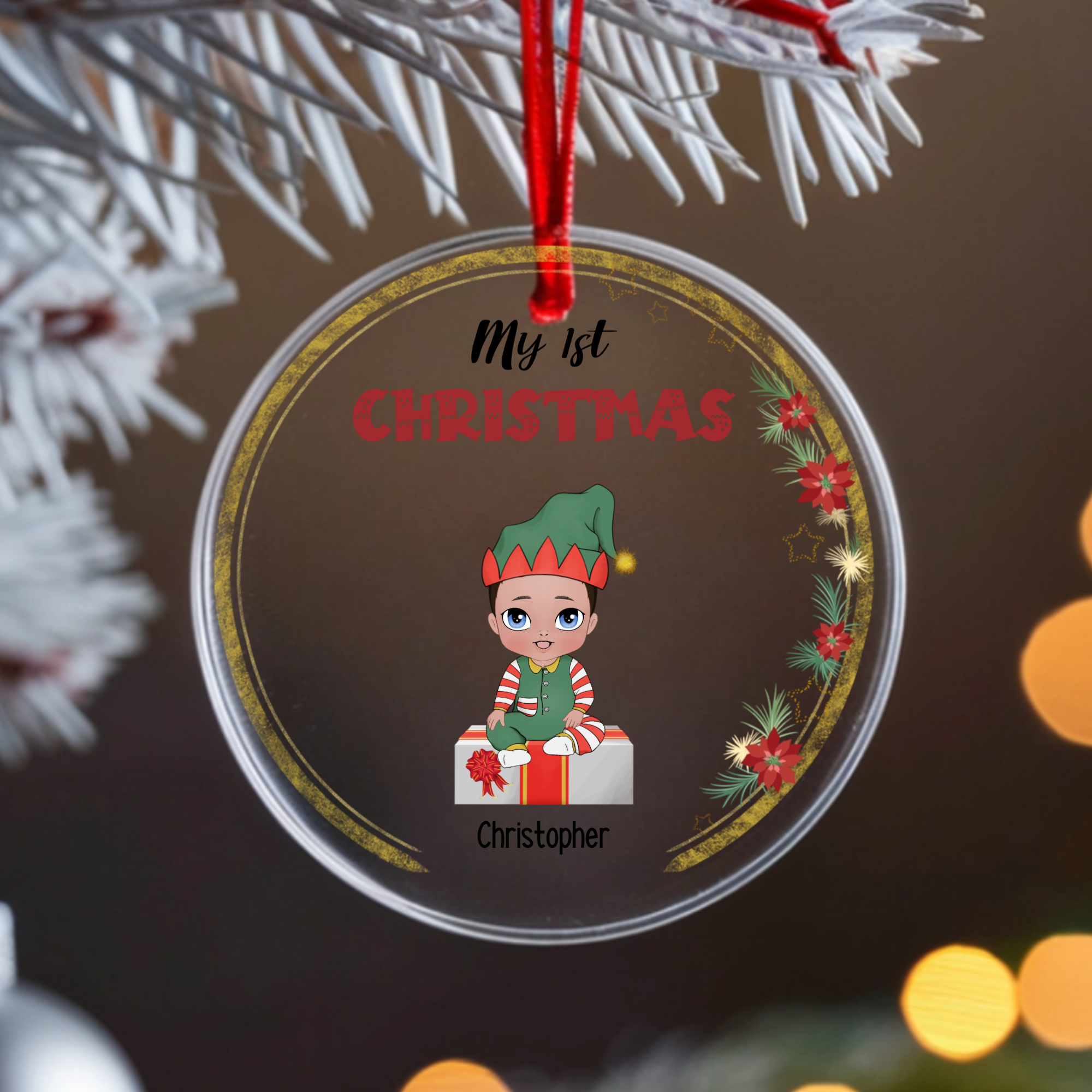 Acrylic Ornament - My 1st Christmas - Image 3